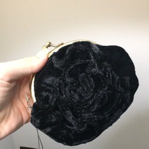Black Velvet Rose Wallet